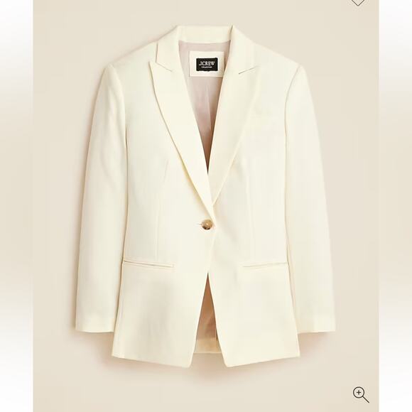 J.Crew Alexandra blazer in wool-blend twill - Picture 1 of 5